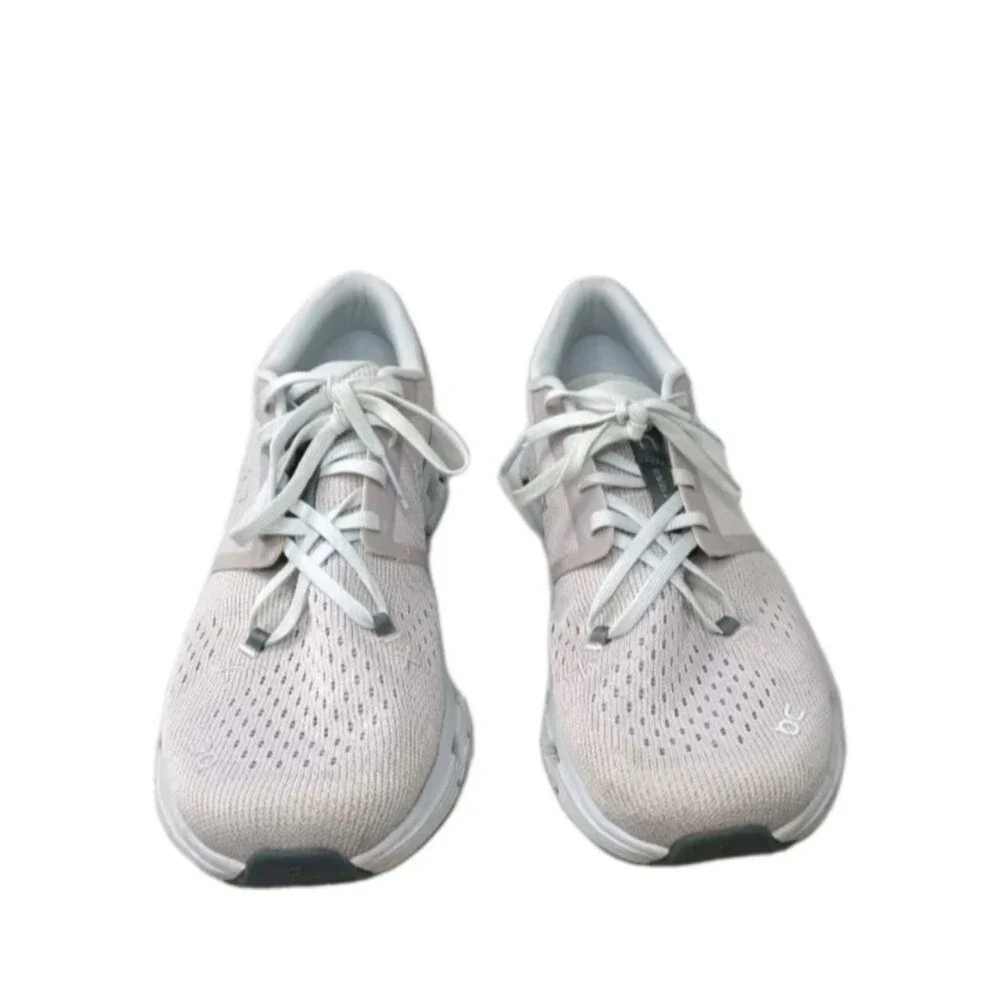 ON Running Cloud X 4 Shoes Women's Size 10.5 Sneakers Silver Chambray
